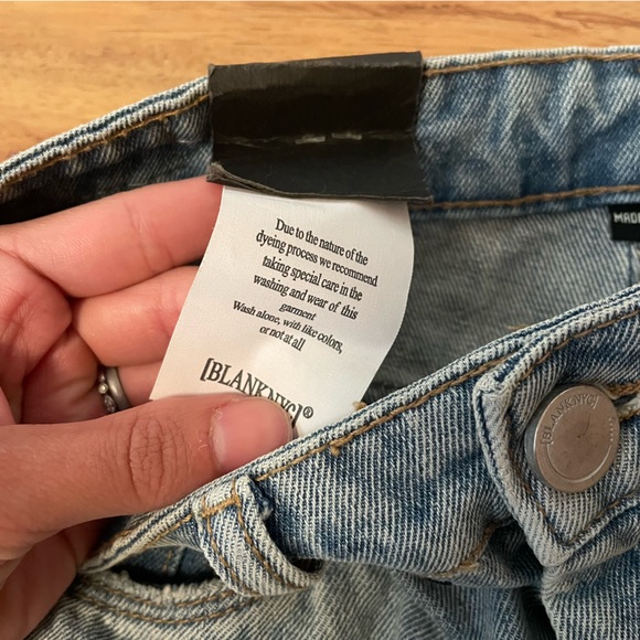 BLANK NYC Madison Crop Distressed Women’s Light Wash Jeans - Picture 8 of 16